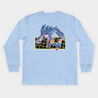 Mecha Sonic Kids Long Sleeve T-Shirt